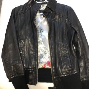 Mackage leather jerry jacket
